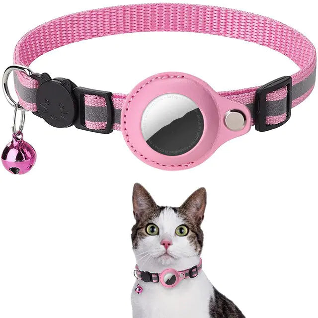 Trackable Pet Collar with Airtag Slot