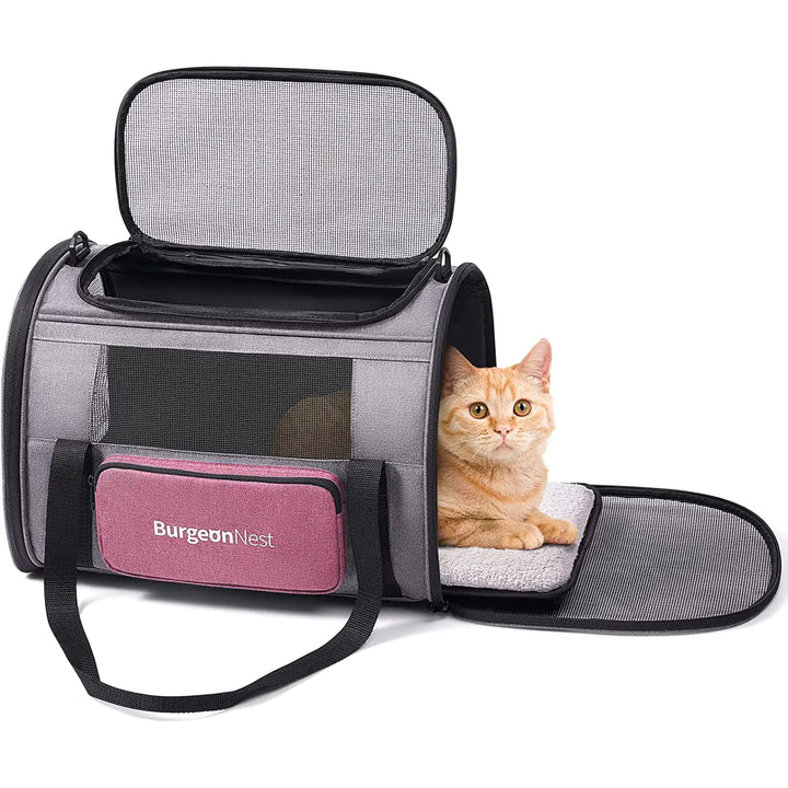 Breeze Cat Carrier with Side Storage