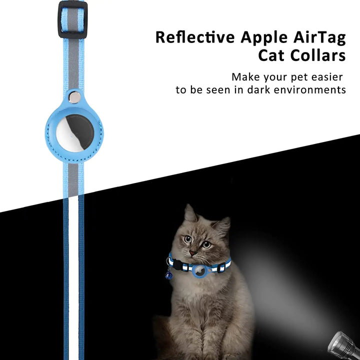 Trackable Pet Collar with Airtag Slot
