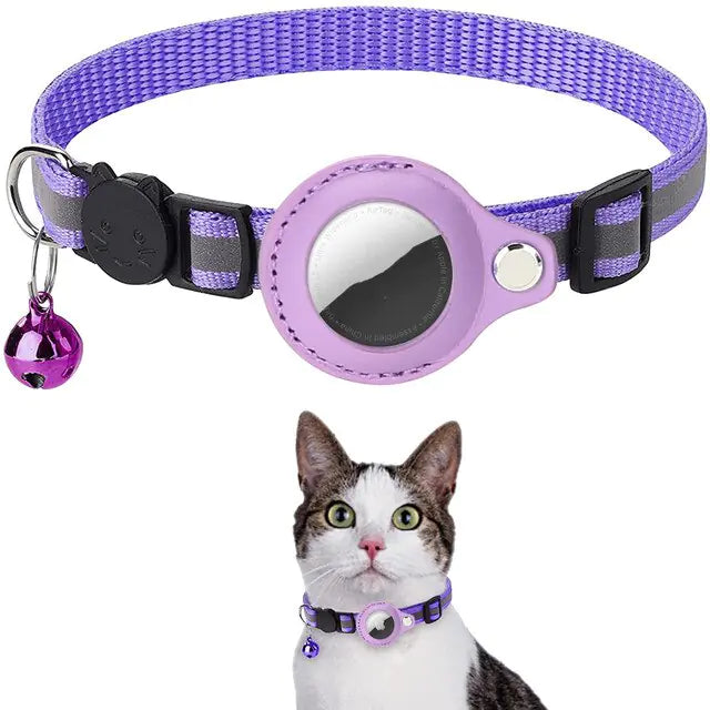 Trackable Pet Collar with Airtag Slot