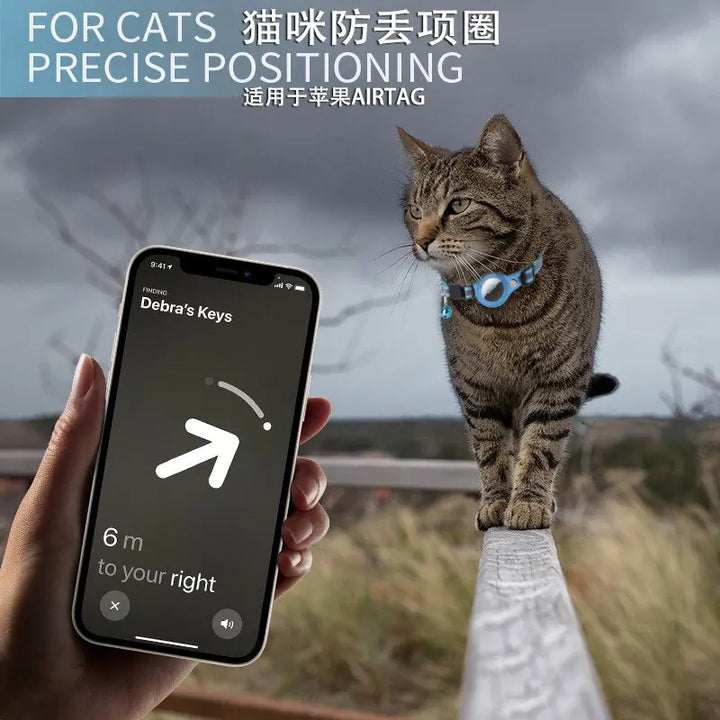 Trackable Pet Collar with Airtag Slot
