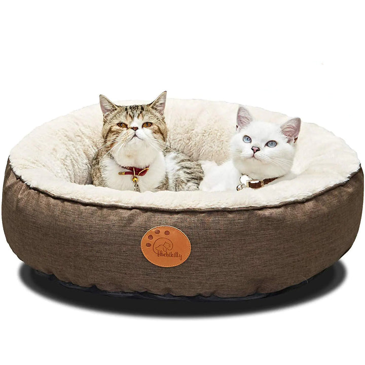 HACHIKITTY Washable Donut Cat Bed