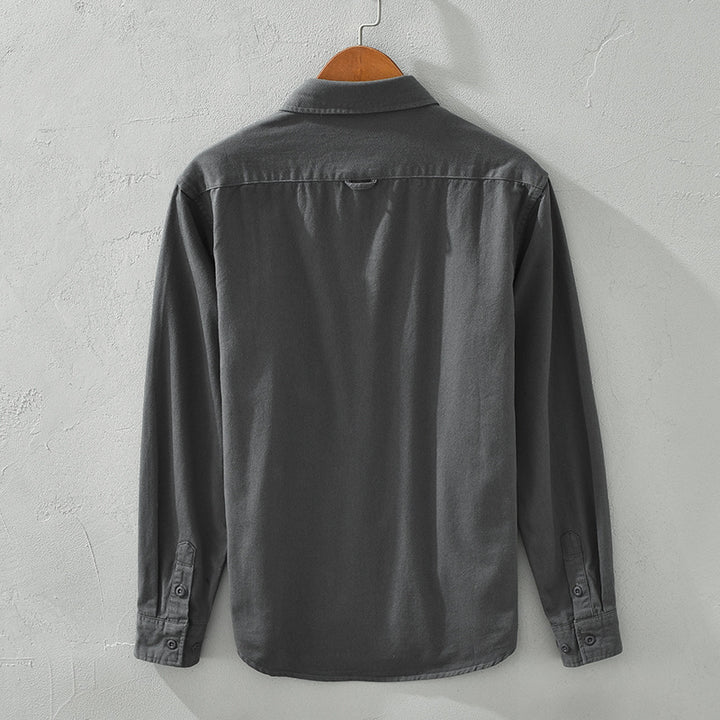Long Sleeve Cotton Shirt Loose Casual