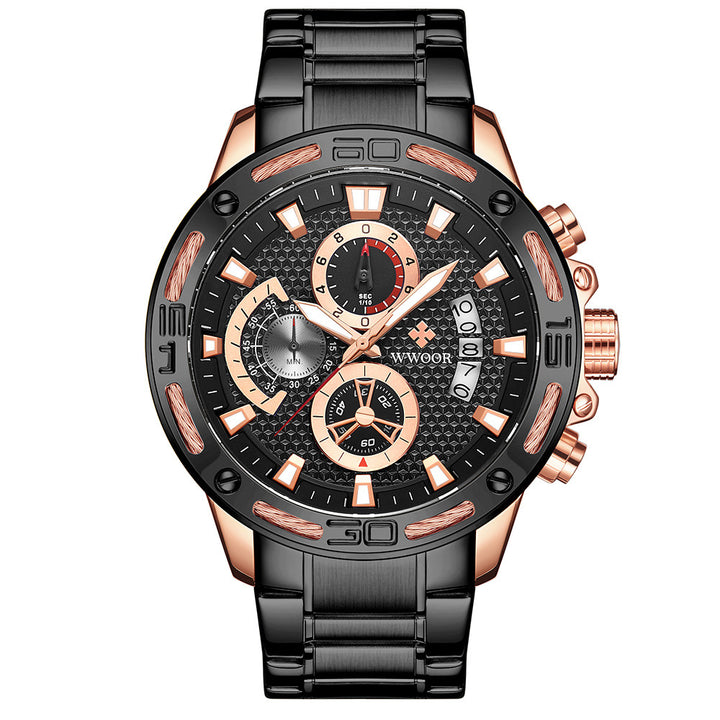WWOOR 2021 Fashion Mens Watches Top Brand Luxury Gold