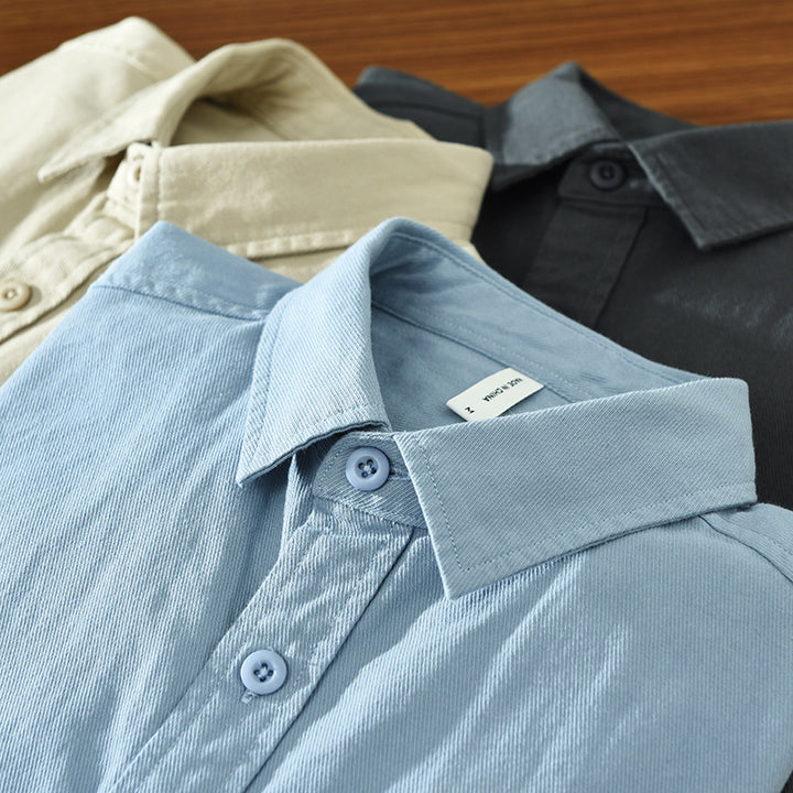 Long Sleeve Cotton Shirt Loose Casual