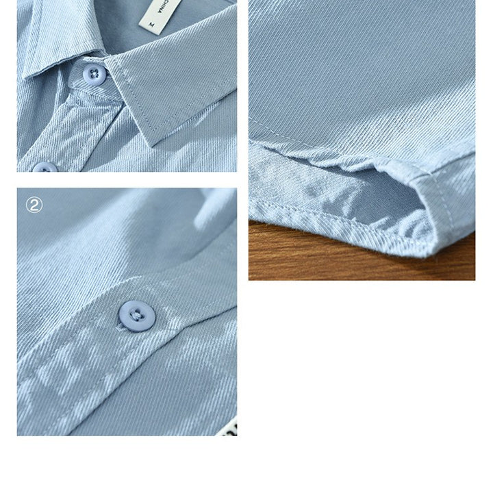 Long Sleeve Cotton Shirt Loose Casual